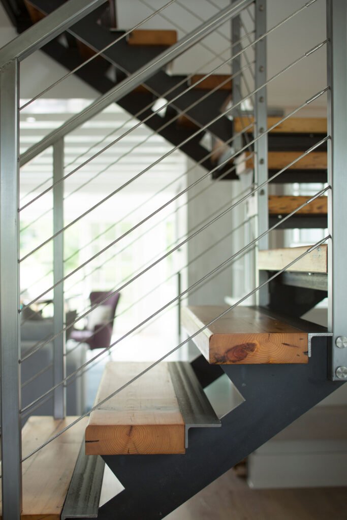 Interior shot of historical renovation project