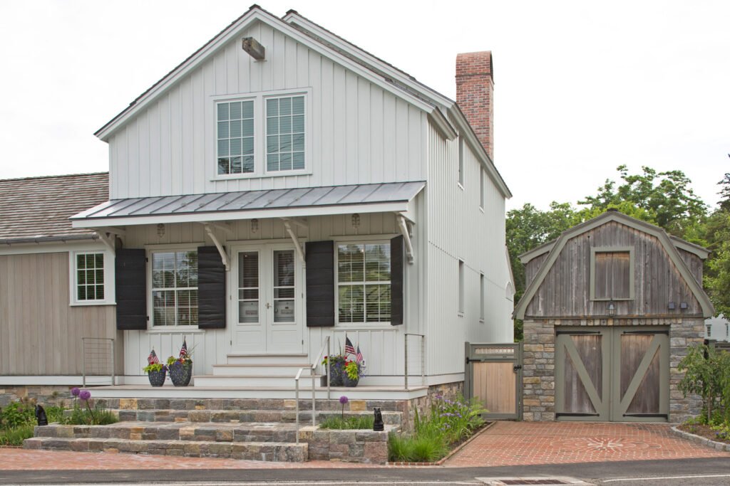 Finished exterior shot of historical renovation