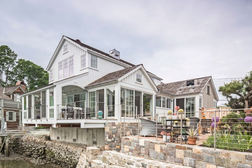 Exterior shot of historical renovation project