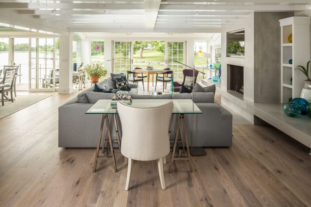 Interior shot of historical renovation project