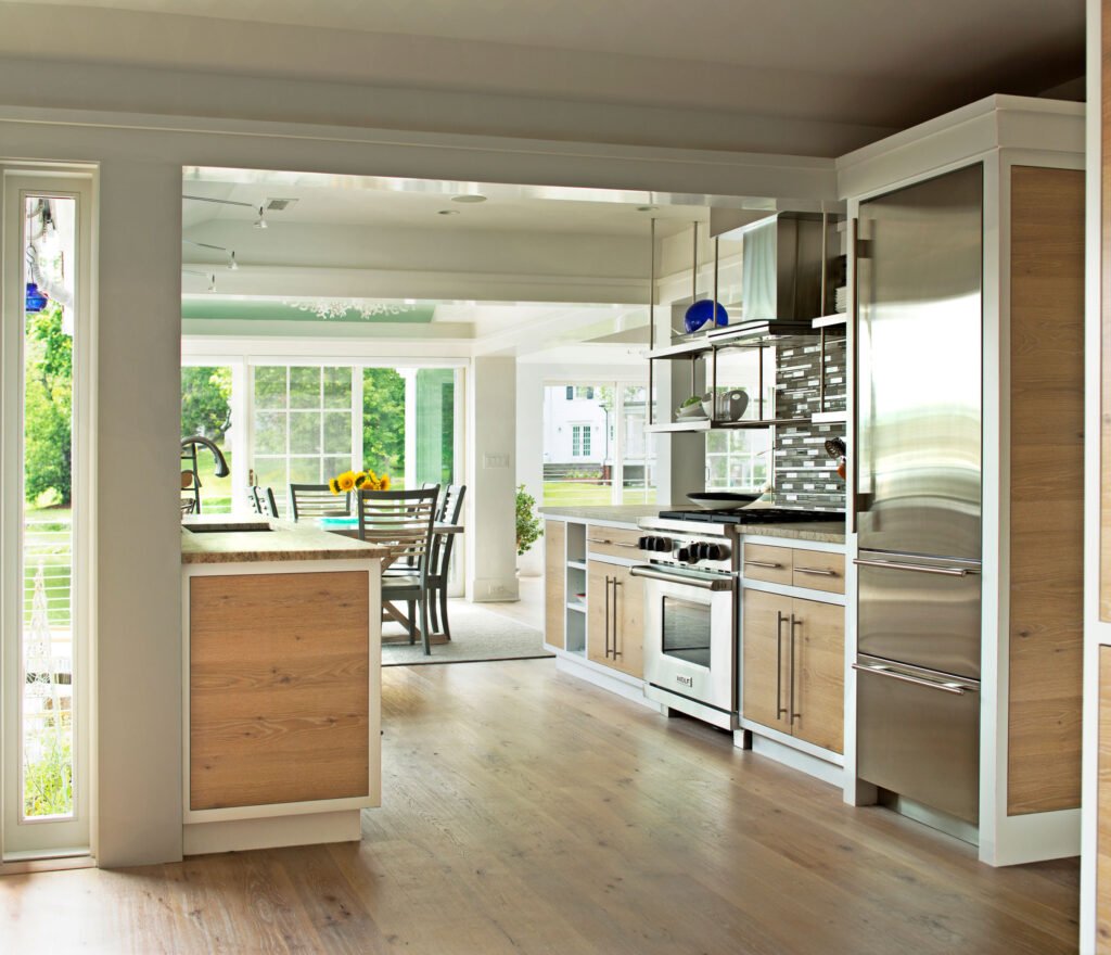 Interior shot of historical renovation project