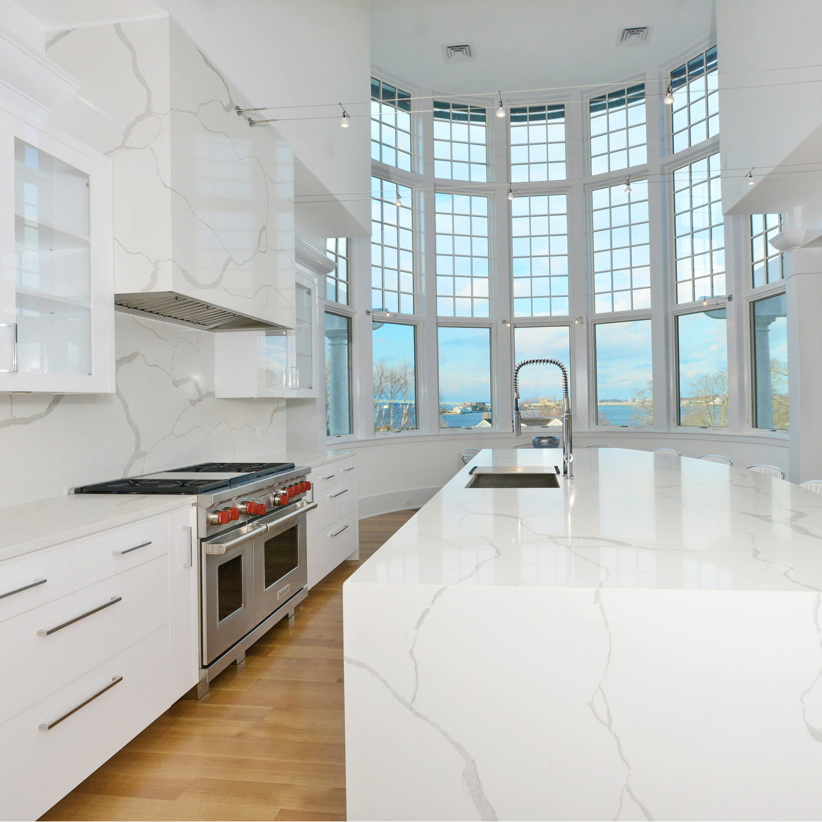 Interior Newport Rhode Island waterfront home